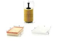 Juego de filtros SEAT LEON 1, LEON I, TOLEDO 2, TOLEDO II MANN FILTER