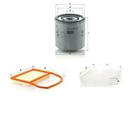 Juego de filtros SEAT, SKODA, VW CITIGO, LOAD UP, Mii, UP MANN FILTER