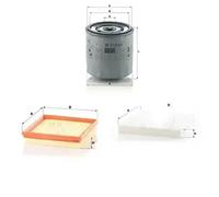 Juego de filtros SEAT, SKODA, VW GOLF VII, LEON (KL1, KLG), LEON Sportstourer