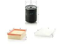 Juego de filtros SEAT, VW AROSA, LUPO I MANN FILTER