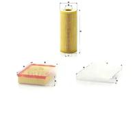 MANN-FILTER C 28 136/2 Filtro de aire - para Automóviles + Vehículos de transporte