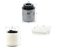 Filtro de aire MANN-FILTER C 15 008