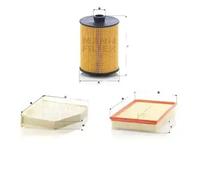 Juego de filtros SKODA, VW CC B7, PASSAT B7, SUPERB 2, SUPERB II, SUPERB Kombi