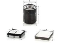Filtro de aire MANN-FILTER C 2337