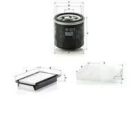 Juego de filtros SUZUKI SWIFT IV MANN FILTER