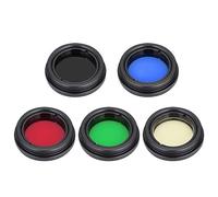 Juego de filtros telescópicos de 25 pulgadas/31,1,7 mm, juego de filtros de lentes a todo color, filtro telescópico de color para luna, Júpiter, Marte, Saturno, cúmulo de estrellas, niebla, cielo