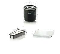 Juego de filtros TOYOTA 4 RUNNER IV, LAND CRUISER J120 MANN FILTER