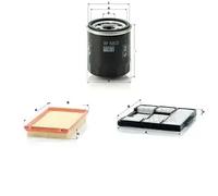 Juego de filtros TOYOTA COROLLA Kombi (_E11_), COROLLA VIII MANN FILTER