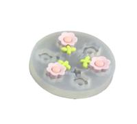 Juego de flores de silicona con 4 diseños florales para decoración de pasteles, chocolate, fondant, hibisco, forma de flor, herramienta de decoración de pasteles