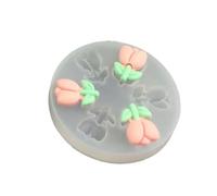 Juego de flores de silicona con 4 diseños florales para decoración de pasteles, chocolate, fondant, hibisco, silicona flexible