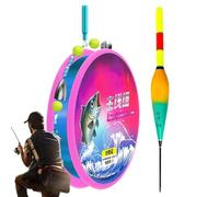 Juego de flotador de pesca - Kit de aparejo Bobber automático de 12 cm, sistema de indicador de línea de alta visibilidad | Herramienta confiable de agua salada bajo kayak deportes al aire libre