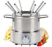 Juego de Fondue eléctrica Proficook PC-FD1288-Inox para 8 Personas, Acero Inoxidable