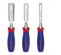 Juego de formones Workpro Acero al cromo vanadio 3 Piezas