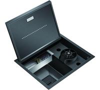 Juego De Fregadero De Cocina 304 Acero Inoxidable Estación De Trabajo Ranura Multifunción Grande Individual Con Lavavajillas