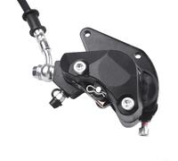 Juego de frenos de alto rendimiento para bicicletas plegables eléctricas con doble pistón y cable eléctrico de 180 mm de longitud (trasero con disco de 180)