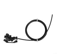Juego de frenos de disco delantero y trasero para scooter eléctrico Oxo de Inokim con material de aleación de aluminio para un rendimiento de conducción seguro y estable, color negro (delantero)