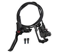 Juego de frenos de disco hidráulico Aleación de aluminio Bicicleta de montaña duradera Palancas de freno individuales traseras izquierdas Pastillas de resina de frenado rápido