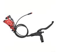Juego de frenos de disco hidráulicos para bicicleta eléctrica, calibradores de doble pistón con discos de 160 mm y cable de 2 pines, para bicicletas eléctricas plegables y scooters (solo freno