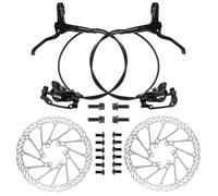 Juego de Frenos de Disco hidráulicos para MTB, kit de freno de disco de bicicleta, con Frenos de Disco 160mm, Delantero 800mm y Trasero 1400mm para Bicicleta De Carretera, Bicicleta De Montaña, BMX