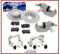 Juego de Frenos Mordaza Soporte para Audi A3 8P VW Golf 5 6 Skoda Detrás 1KD 1KQ