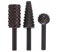 Bosch 1 609 200 307 - Set de 3 escofinas - 6 mm, 16; 16; 16-7 mm (pack de 1; 1; 1)