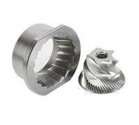 Juego De Fresas for Molinillo Cónico De 48 Mm, Compatible Con Delonghi, KG521M, Compatible Con Brevil, BES86XL/B, Compatible Con Rommelsbacher, EKM 300, Repuestos for Molinillo De Café