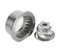 Juego De Fresas for Molinillo Cónico De 48 Mm, Compatible Con Delonghi, KG521M, Compatible Con Brevil, BES86XL/B, Compatible Con Rommelsbacher, EKM 300, Repuestos for Cafetera