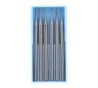 Juego de fresas giratorias de carburo de tungsteno, cortador de fresado de grabado de aguja de taladro en miniatura, brocas de tallado, herramienta para hacer joyas de plata dorada