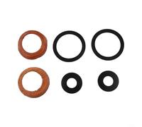 Juego de funda de cuero y anillo de pistón de 75 tipos, 2 piezas con 4 juntas tóricas, perfecto para reparaciones rápidas en jardines