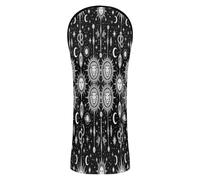 Juego de funda de golf Galaxy Zodiac Sign Celestial Estética Premium Accesorios de piel con intercambiable No. Etiquetas para regalos de golf híbridos
