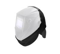 Juego de funda extendida y babero para casco de soldadura, diseño envolvente dividido con sello de ajuste a presión para protección completa del cuello y la cabeza, accesorios para capucha de soldador