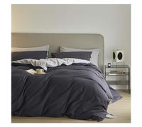 Juego de funda nórdica de algodón 100% -1 cubierta de edredón suave 2 camaradas de almohada, edredón de cama Set transpirable cómodo suave (color: 7, tamaño: 1,5 m de cama