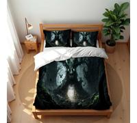 Juego De Funda Nórdica De Algodón Premium Mundo Mágico De Hogwarts Colección De Ropa De Cama Hipoalergénica Y Antiácaros Transpirable E Ideal para El Verano (Estilo 04,150x200cm-Cama 90)