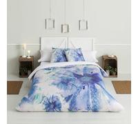 Juego de Funda nórdica Hosteline Batik Azul Cama de 135 3 Piezas - Marca: Hosteline - EAN: 8430316814411