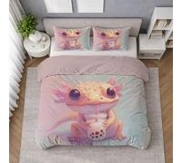 Juego de Funda Nórdica Marfil, Floral Ropa de Cama Juego de Cama de Microfibra con Fundas, Cama 150 240 X 220 cm, Lirio Vintage Diosa, Cómodo, Cierre Oculto, Fácil Cuidado, Suave