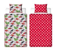 Juego de Funda nórdica Oficial Marvel Avengers Infantil Individual | Ropa de Cama Reversible de Dos Caras con Funda de Almohada a Juego | Diseño “Heroes” | Funda nórdica Individual | Polialgodón