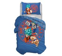 Juego de Funda nórdica para Cama Individual Dragon Ball 100% algodón, Juego de Funda nórdica + Funda de Almohada, Producto Oficial, no Contiene sábana Bajera