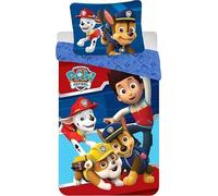 Juego de funda nórdica Paw Patrol - 1 funda nórdica Paw Patrol de 140 x 200 + 1 funda de almohada de 63 x 63 cm (juego de cama de 140 x 200 cm | 63 x 63 cm)