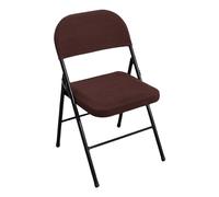 Juego de funda plegable para asiento y respaldo de silla de comedor, funda elástica de jacquard de color sólido, protector elástico a prueba de polvo, extraíble, lavable, para casa, oficina, hotel