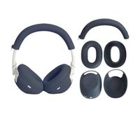 Juego de funda protectora compatible con Sony WH-1000xm6 auriculares tapa funda protectora con Head Beam Frame funda auriculares Shell suave funda protectora Case (azul)