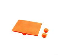 Juego de funda protectora rígida para cubierta de vapor con ajuste de precisión y textura para un manejo seguro en diferentes escenarios de uso (naranja)