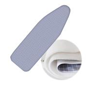 Juego De Funda Y Almohadilla For Tabla De Planchar, Tela Reflectante del Calor, Resistente A Quemaduras, Borde Elástico, Fácil De Instalar, Varios Estilos(Style F,90x30cm)