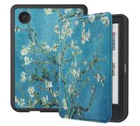 Juego de funda y cristal 2 en 1 para tablet Kobo Kobo Clara 2E 2022 BW 2024 Tolino Shine 5 Tolino Shine 4 6 Slim Case funda con protector de pantalla función atril y función de apagado automático