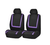 Juego de fundas de asiento delantero de tela para FH Group - Fundas para asientos bajos con reposacabezas extra ble, ajuste universal, lavables,