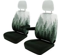 Juego de fundas de asiento drive dressy renault trafic/opel vivaro b/nissan nv300 (a partir de 2019) juego de fundas de asiento asientos delanteros