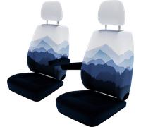 Juego de fundas de asiento drive dressy renault trafic/opel vivaro b/nissan nv300 (a partir de 2019) juego de fundas de asiento asientos delanteros