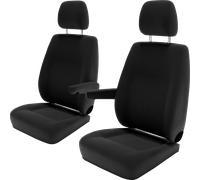Juego de fundas de asiento drive dressy renault trafic/opel vivaro b/nissan nv300 (a partir de 2019) juego de fundas de asiento asientos delanteros