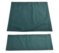 Juego de fundas de asiento y respaldo de lona de repuesto para silla de directores, kit protector de taburete verde oscuro, para exteriores, jardín, camping, sillas plegables