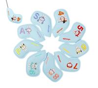 Juego de fundas de club de golf, 9 piezas, diseño de conejo de Pascua, estilo constelación, para golfistas al aire libre, hombres, abuelos,