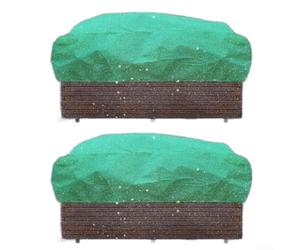 Juego de fundas de protección para plantas con cordón, diseñadas para la defensa contra heladas de invierno, se adapta a macetas cuadradas con tela para proteger las plantas de las inclemencias del